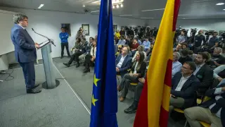 Rueda de prensa de Carles Puigdemont en Bruselas