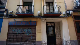 Desalojo de un edificio de la calle de San Pablo de Zaragoza