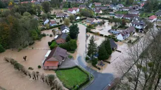 Floods hits Pas-de-Calais, northern France
