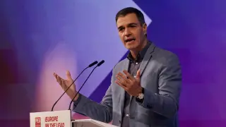 Pedro Sánchez interviene en el Congreso del Partido Socialista Europeo (Málaga)