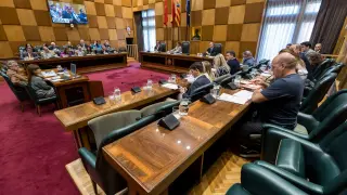 Tenso pleno sobre la amnistía en el Ayuntamiento de Zaragoza