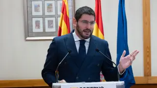 El consejero de Desarrollo Territorial, Despoblación y Justicia del Gobierno de Aragón, Alejandro Nolasco