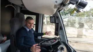 Presentación del proyecto Digizity de autobús autónomo en Zaragoza