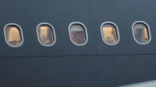 Los hispano-palestinos aterrizan en Madrid