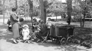 Fotos antiguas del Parque Grande de Zaragoza.
