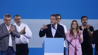 El candidato oficialista a la Presidencia de Argentina, Sergio Massa