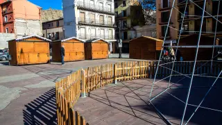 La plaza de España volverá a acoger los puestos y actividades del mercado navideño