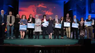 Galardonados en los Premios Aragón Investiga