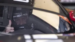 Guillermo Aso, al volante del Mercedes-AMG GT4