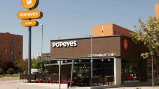 Imagen de un restaurante Popeyes en España