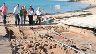Detectan nuevas zonas con potencial interés arqueológico en el yacimiento romano Lobos I..CABILDO DE FUERTEVENTURA..25/11/2023 [[[EP]]]