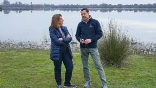Moreno y Ribera visitan Doñana antes de firmar medidas para el Parque Nacional y su entorno