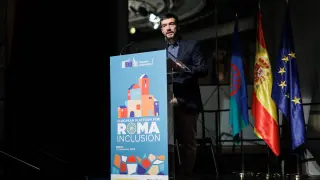 Bustinduy participa en la XVI reunión de la Plataforma Europea para la Inclusión del Pueblo Gitano, este jueves en Madrid.