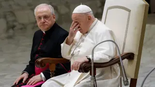 El papa Francisco en una audiencia este miércoles VATICAN POPE FRANCIS