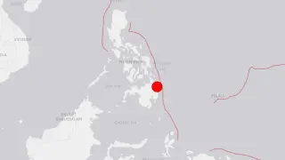 Filipinas.- Declarada la alerta regional por tsunami tras un seísmo de magnitud 7,6 en Filipinas