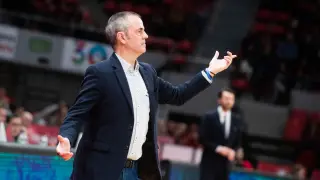Partido Casademont Zaragoza-Nymburk, de la FIBA Europe Cup, en el pabellón Príncipe Felipe