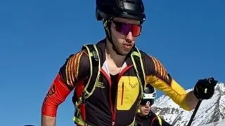 Miguel Arruego se ha estrenado como U20 en la Copa del Mundo de esquí de montaña.