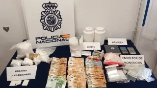Droga incautada en Teruel
