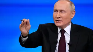 Putin en rueda de prensa