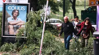 Fuerte temporal afecta a Buenos Aires