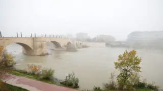 Niebla en Zaragoza este mes de diciembre