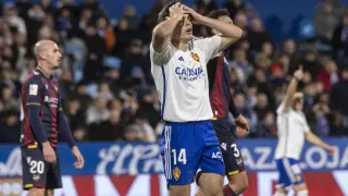 Partido Real Zaragoza-Levante, jornada 21 de Segunda División, en La Romareda