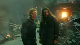 Patrick Wilson y Jason Momoa, en 'Aquaman y el reino perdido'