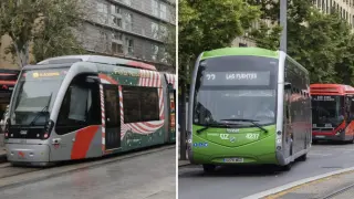 Tranvía y autobús urbano de Zaragoza gsc1