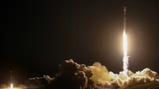 Un cohete propulsor Falcon 9