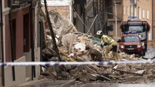 El 13 de junio de 2023, un edificio de cinco plantas se derrumba en el número 21 de la calle de San Francisco de Teruel