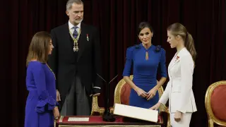La princesa Leonor jura la Constitución en el Congreso de los Diputados