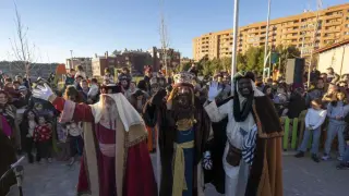 Cabalgata de los Reyes Magos en Teruel: Melchor, Gaspar y Baltasar