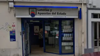 Administración de Lotería número 10, situado en la calle Lamas de Prado, en Lugo