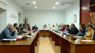 Consejo comarcal de Sobrarbe para aprobar el presupuesto de 2024.