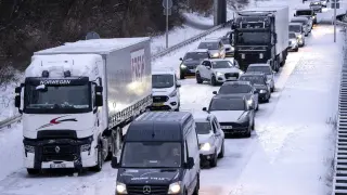 Temporal de frío y nieve en el norte de Europa