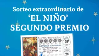 Segundo premio del Sorteo Extraordinario de la Lotería del Niño en España. gsc1