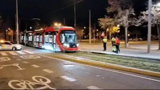 Vídeo | Primeros test de uno de los dos tranvías Urbos 100 de  Zaragoza