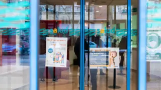 Foto del centro de salud de La Jota en Zaragoza que prepara medidas para frenar la epidemia de gripe