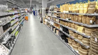 Imagen del interior de un supermercado Action