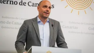 El portavoz del Gobierno de Canarias, Alfonso Cabello, en rueda de prensa..GOBIERNO DE CANARIAS..11/01/2024 [[[EP]]]