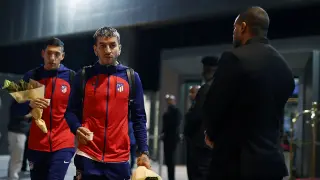 Los jugadores argentinos del Atlético de Madrid, Ángel Correa y Nahuel Molin