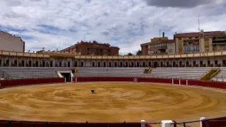La Plaza de Toros, en el Ensanche de Teruel.