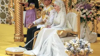 boda del príncipe Abdul Mateen de Brunéi