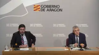 Nolasco y Samper explican su postura ante el minitrasvase a Cataluña.