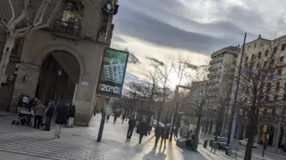 Este jueves los termómetros del centro de Zaragoza han llegado a marcar 20 grados