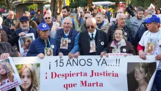 Concentración convocada con motivo del 15 aniversario del crimen de Marta del Castillo