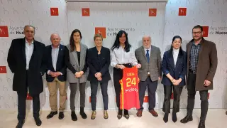 Presentación del torneo internacional sub-17 de baloncesto masculino que se celebrará en Huesca.