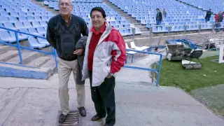 Felipe Ocampos junto a Nino Arrúa, en su última visita a Zaragoza.