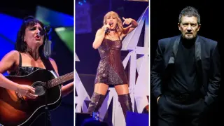 Amaral, Taylor Swift y Antonio Banderas.