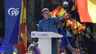 El PP convoca una concentración en Madrid contra la amnistía